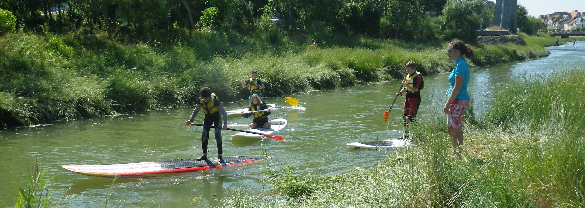 Paddle sur le Wimereux