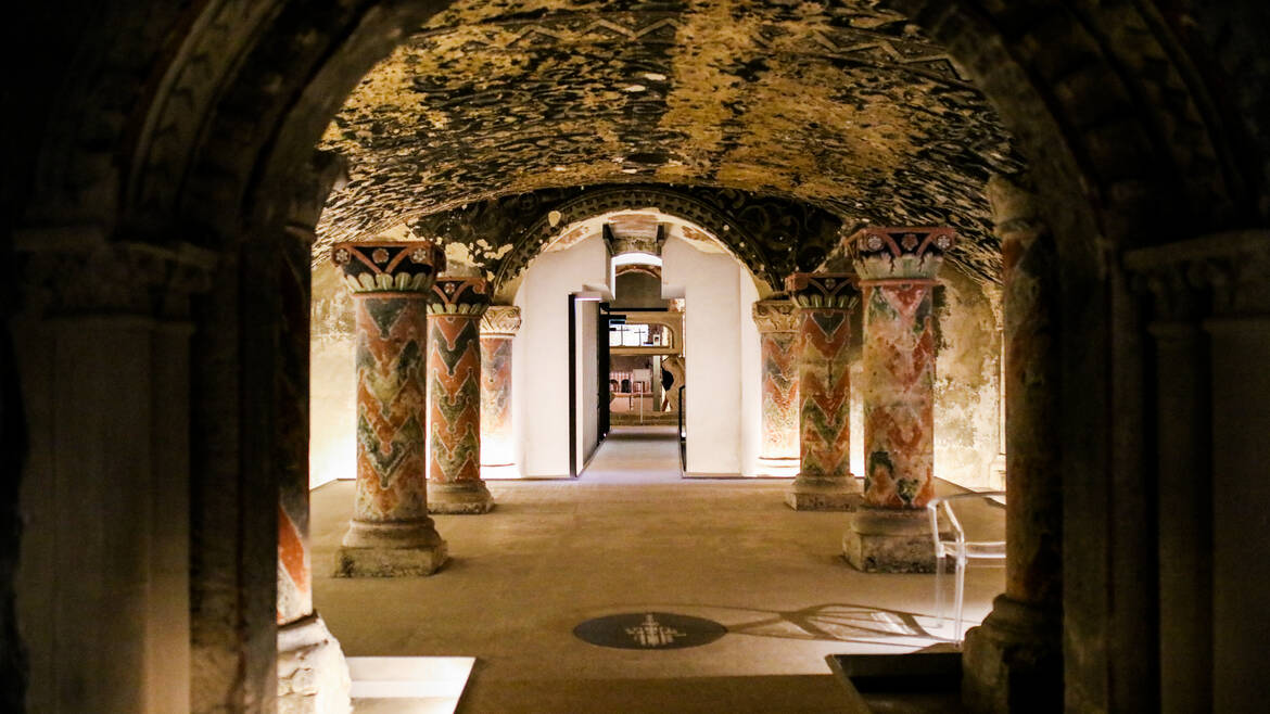La crypte de la Basilique