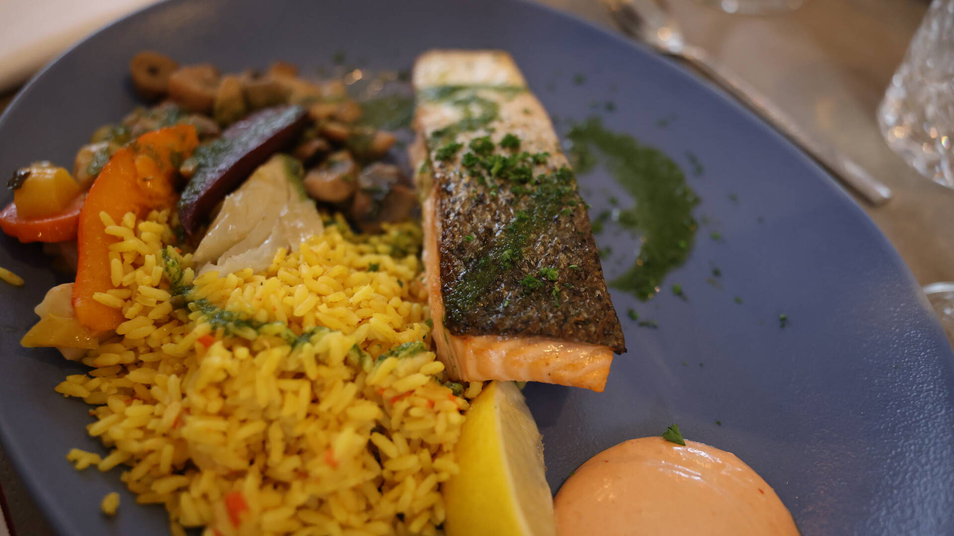 Plat de poisson au Châtillon