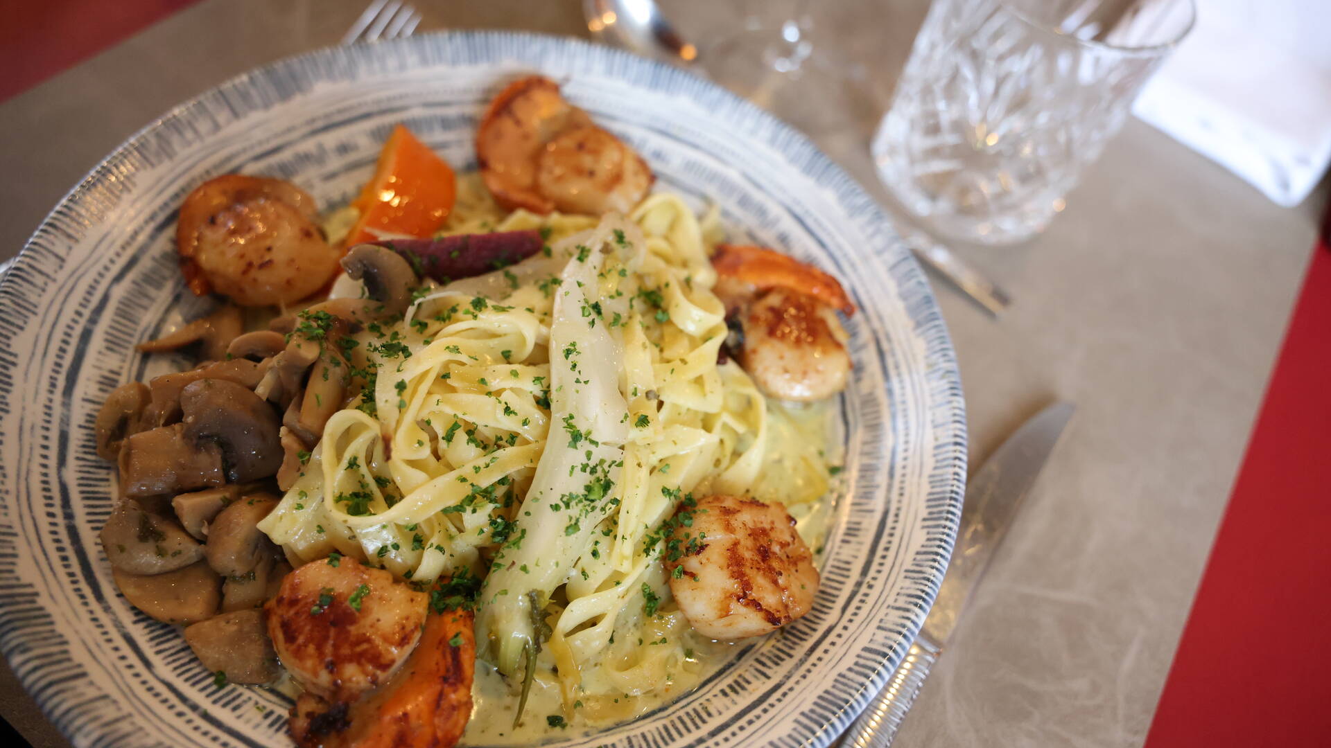 Plat de poisson au Châtillon