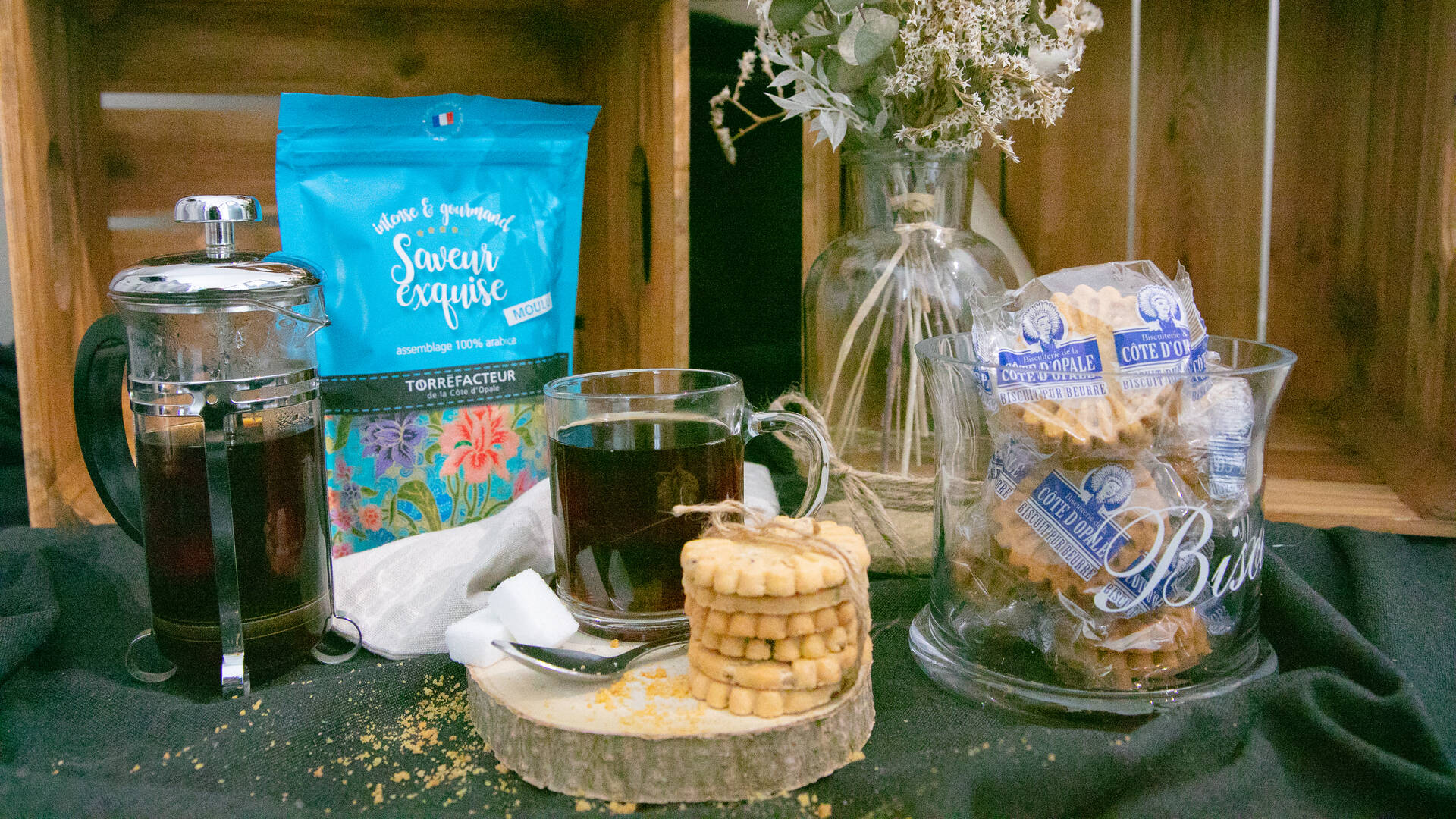 café et biscuits 