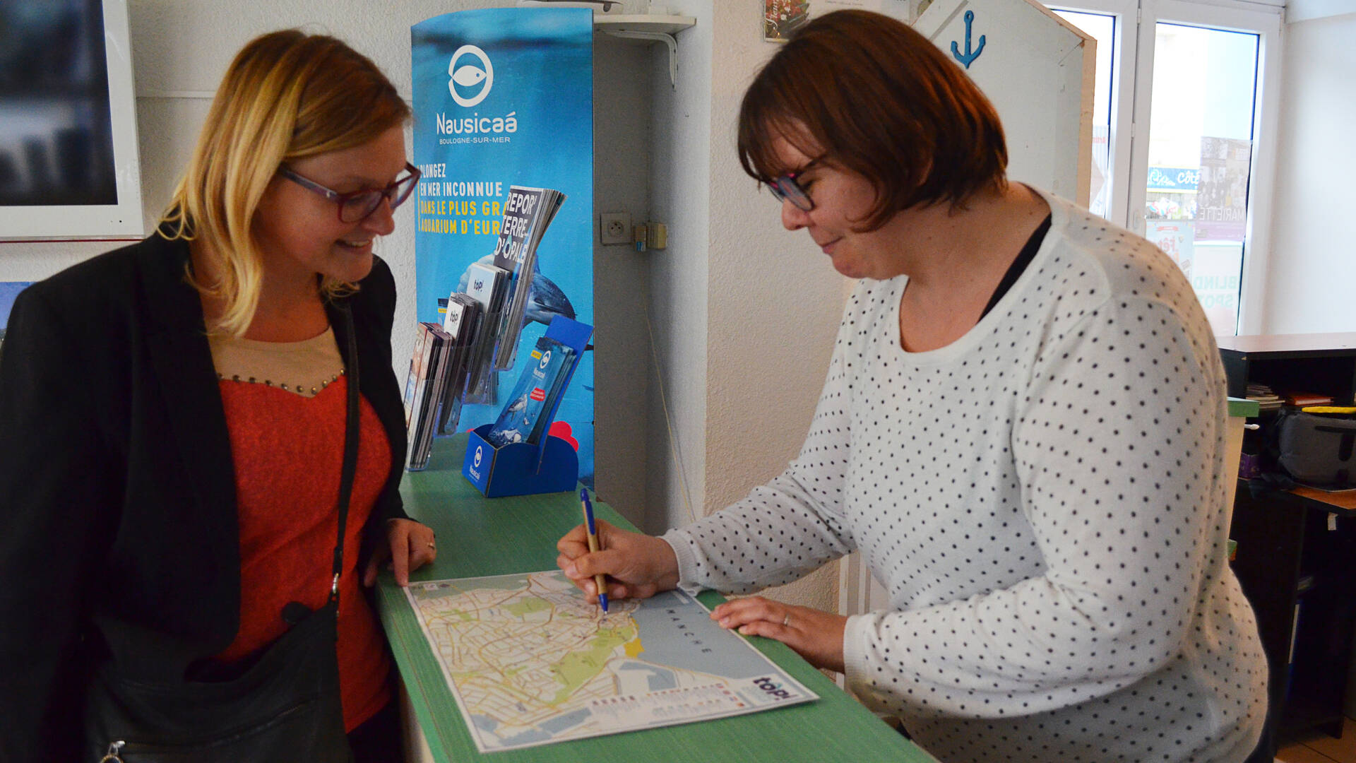 Montrer un plan visiteur