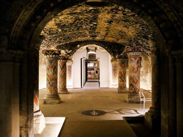 La crypte de la Basilique