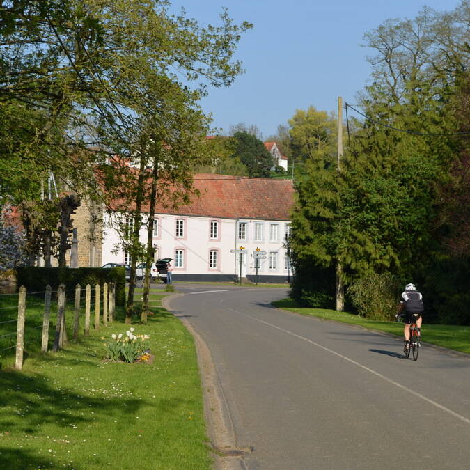 Cycliste village boulonnais